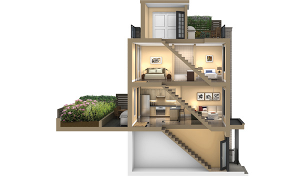 TH-4 layout